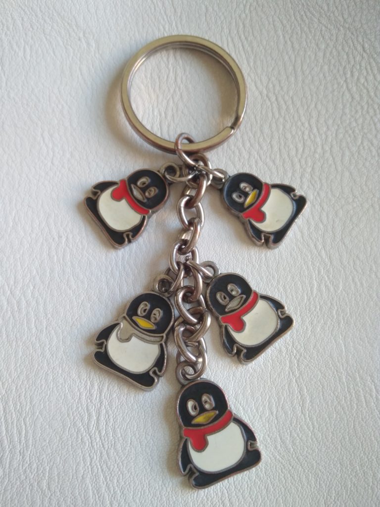 брелоки пінгвіни